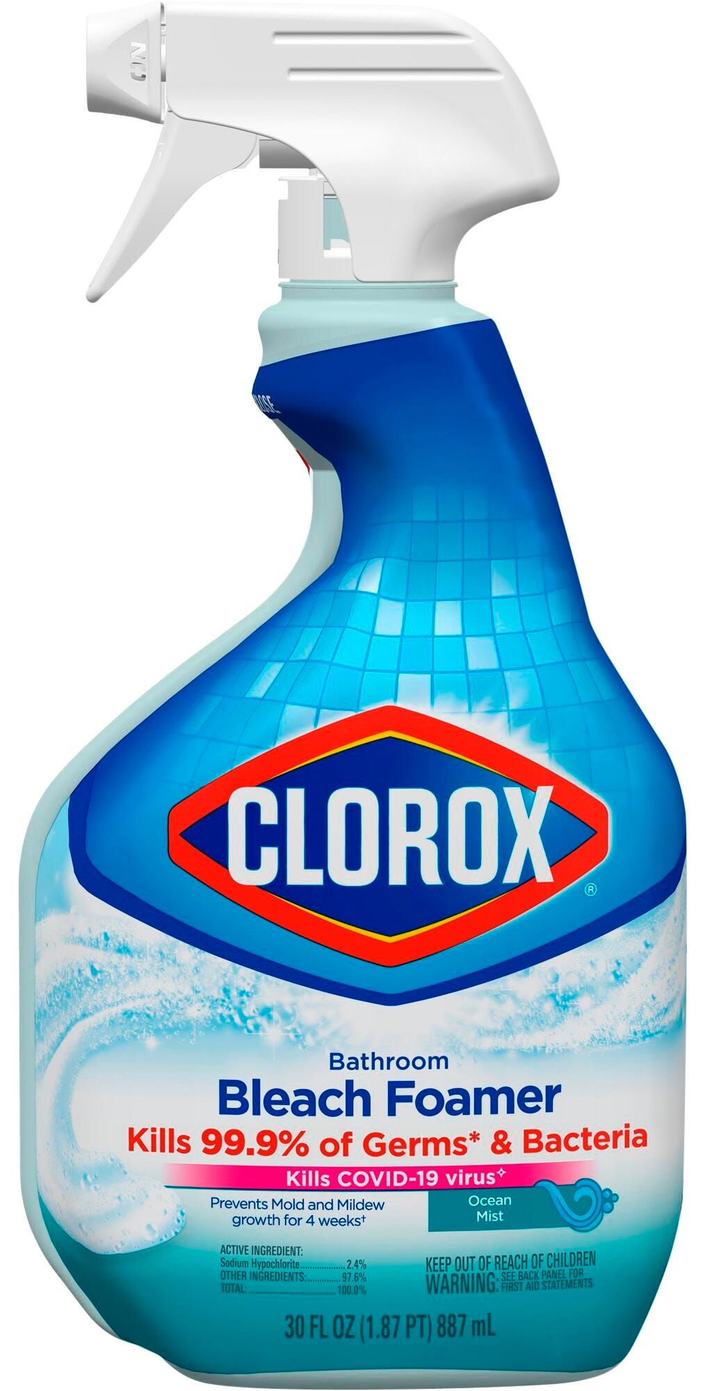 Clorox Bathroom Bleach Foamer Original Spray, Item Number 2027467